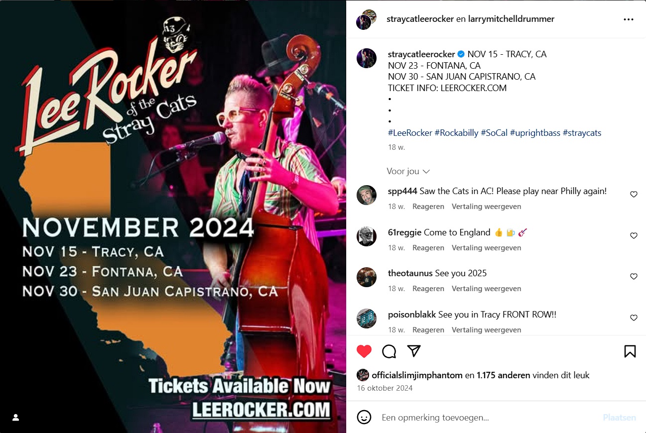 Lee Rockers Instagram